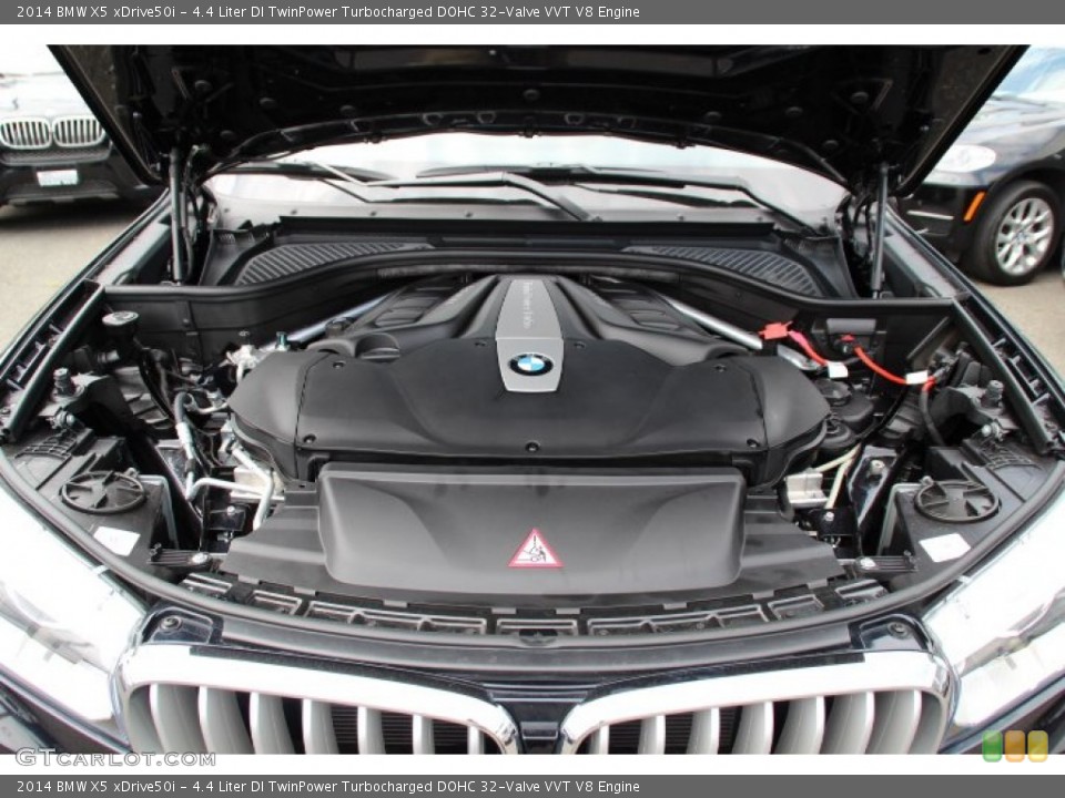 4.4 Liter DI TwinPower Turbocharged DOHC 32-Valve VVT V8 2014 BMW X5 Engine