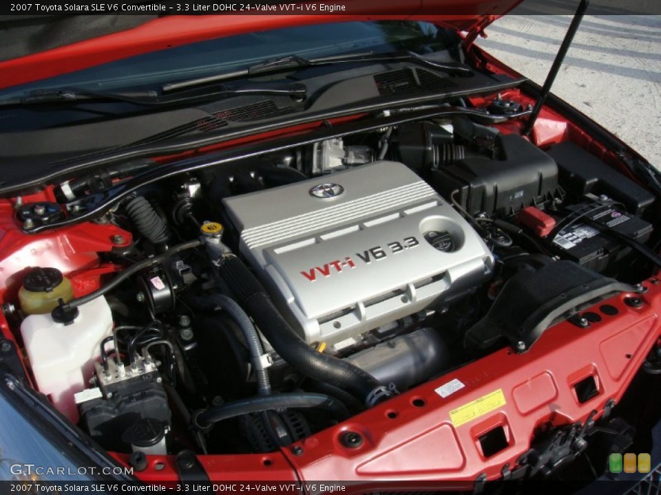 3.3 Liter DOHC 24-Valve VVT-i V6 Engine for the 2007 Toyota Solara #94755244