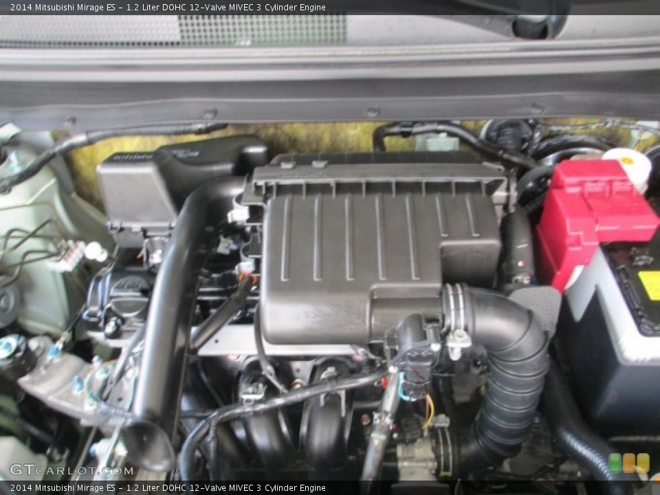 1.2 Liter DOHC 12-Valve MIVEC 3 Cylinder Engine for the 2014 Mitsubishi Mirage #94769842