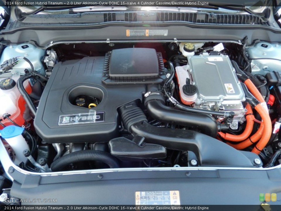 2.0 Liter Atkinson-Cycle DOHC 16-Valve 4 Cylinder Gasoline/Electric Hybrid Engine for the 2014 Ford Fusion #94775814
