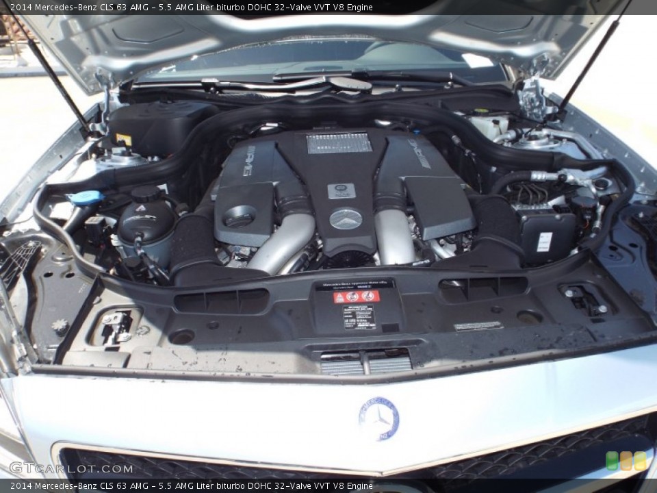 5.5 AMG Liter biturbo DOHC 32-Valve VVT V8 Engine for the 2014 Mercedes-Benz CLS #94782027