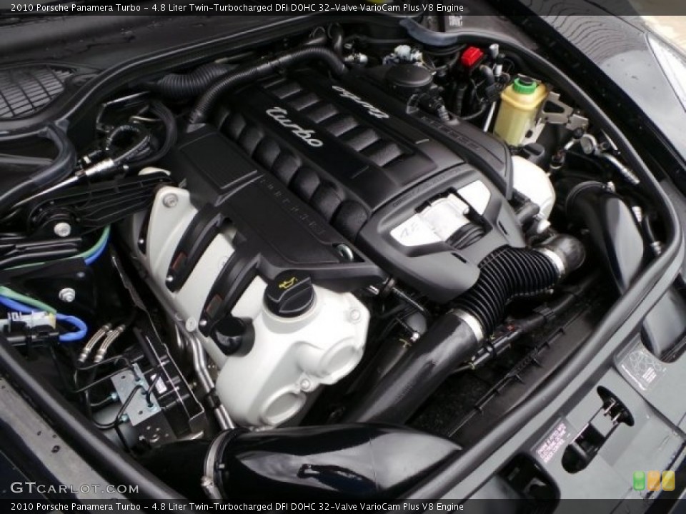 4.8 Liter Twin-Turbocharged DFI DOHC 32-Valve VarioCam Plus V8 Engine for the 2010 Porsche Panamera #94804713