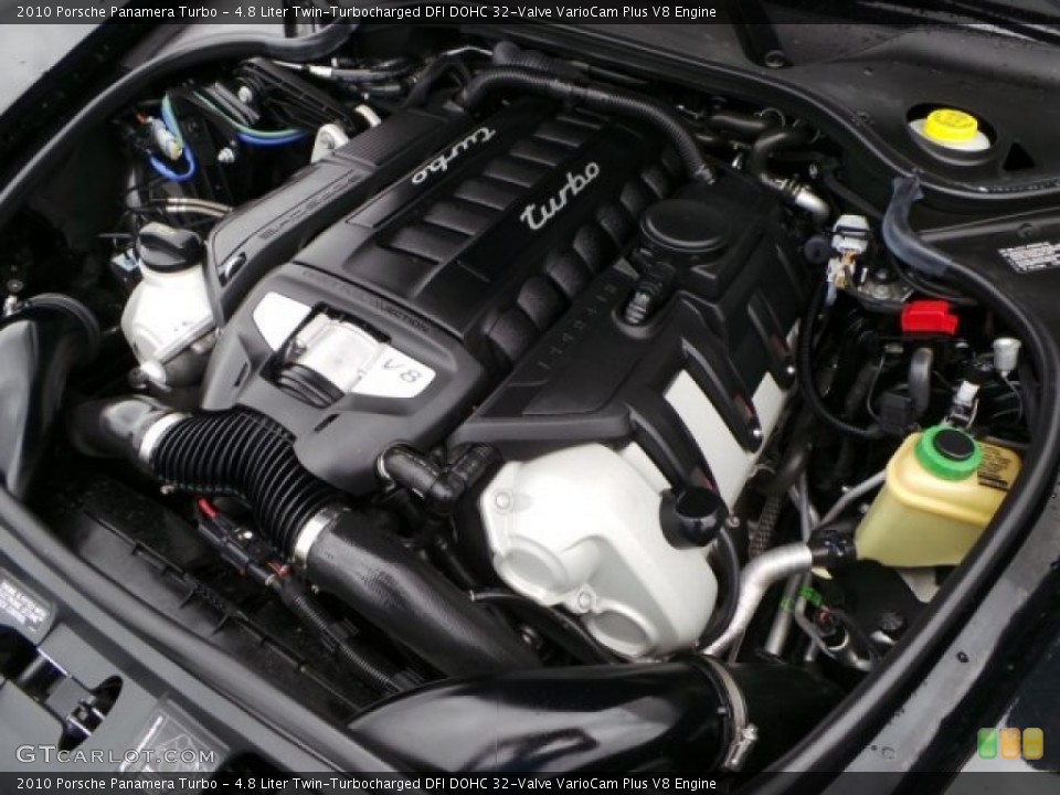 4.8 Liter Twin-Turbocharged DFI DOHC 32-Valve VarioCam Plus V8 Engine for the 2010 Porsche Panamera #94804719