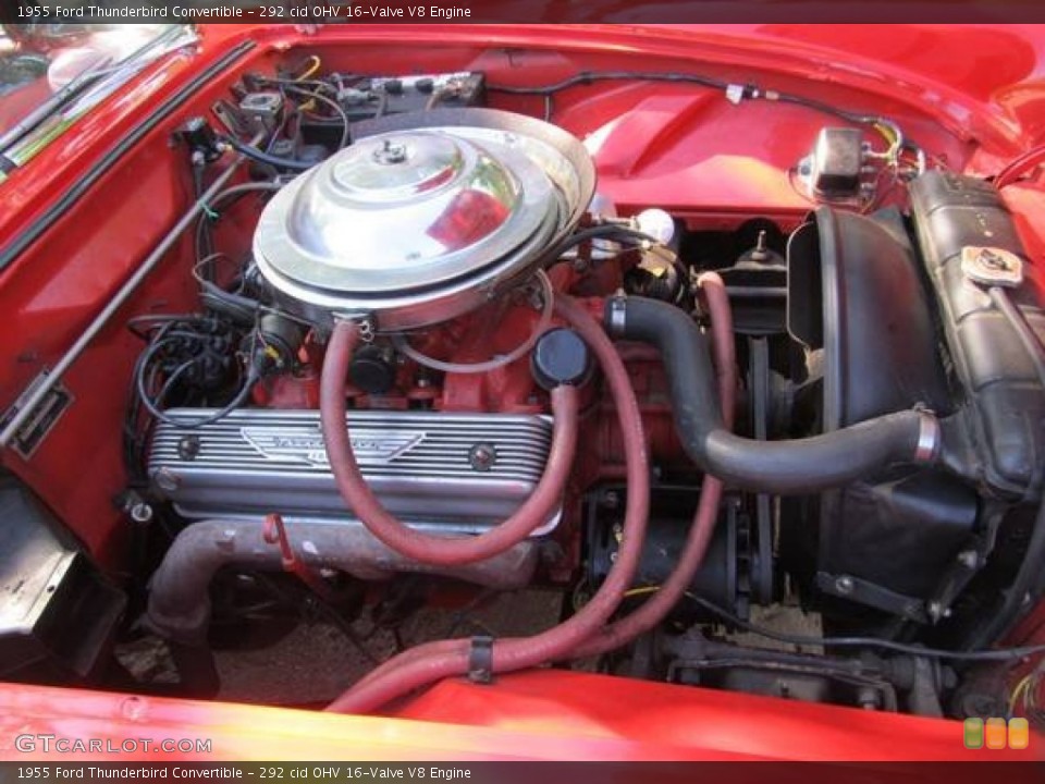 292 cid OHV 16-Valve V8 Engine for the 1955 Ford Thunderbird #94809959