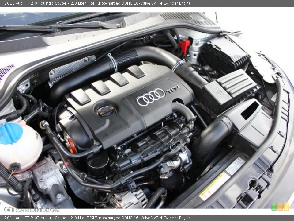 2.0 Liter TFSI Turbocharged DOHC 16-Valve VVT 4 Cylinder 2011 Audi TT Engine