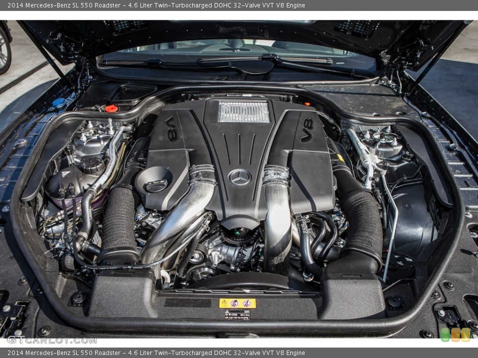 4.6 Liter Twin-Turbocharged DOHC 32-Valve VVT V8 Engine for the 2014 Mercedes-Benz SL #94908005