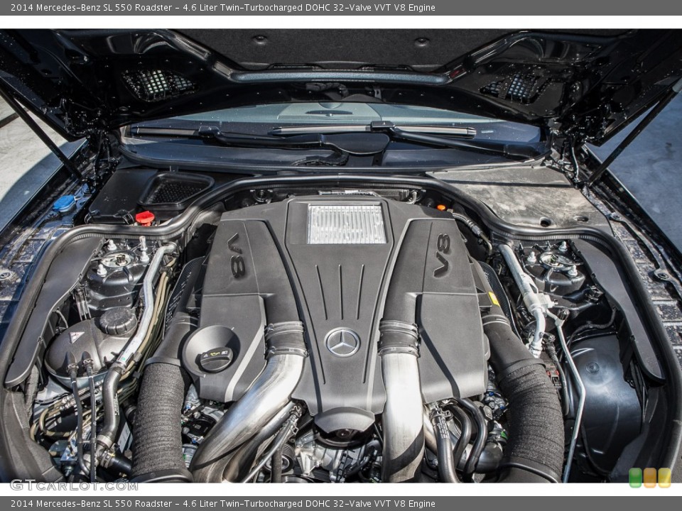 4.6 Liter Twin-Turbocharged DOHC 32-Valve VVT V8 Engine for the 2014 Mercedes-Benz SL #94908485