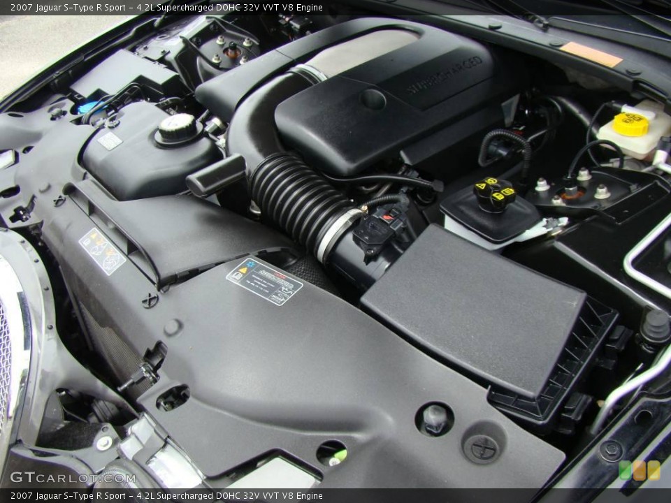 4.2L Supercharged DOHC 32V VVT V8 Engine for the 2007 Jaguar S-Type #9490948