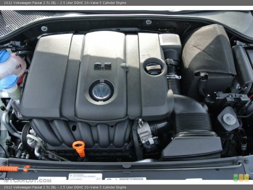 2.5 Liter DOHC 20-Valve 5 Cylinder Engine for the 2012 Volkswagen Passat #94930065