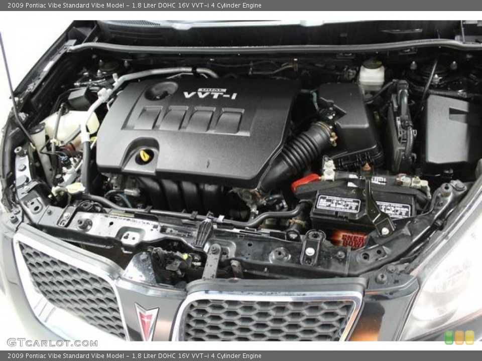 1.8 Liter DOHC 16V VVT-i 4 Cylinder 2009 Pontiac Vibe Engine