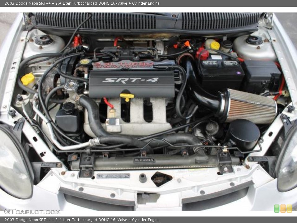 2.4 Liter Turbocharged DOHC 16-Valve 4 Cylinder Engine for the 2003 Dodge Neon #94957460