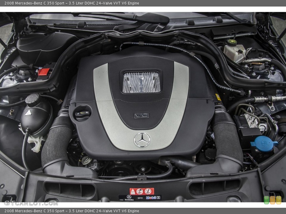 3.5 Liter DOHC 24-Valve VVT V6 2008 Mercedes-Benz C Engine