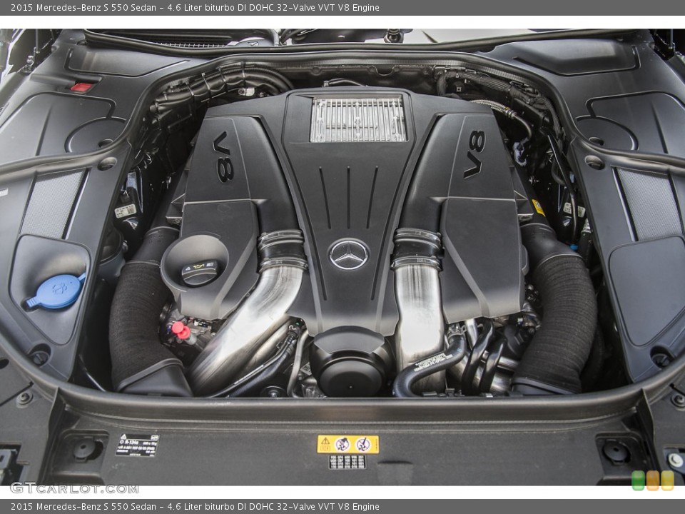 4.6 Liter biturbo DI DOHC 32-Valve VVT V8 Engine for the 2015 Mercedes-Benz S #94966862