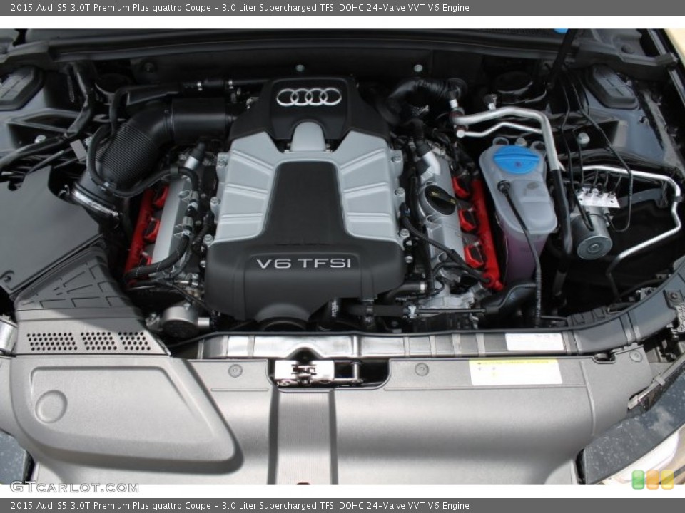 3.0 Liter Supercharged TFSI DOHC 24-Valve VVT V6 Engine for the 2015 Audi S5 #95068128