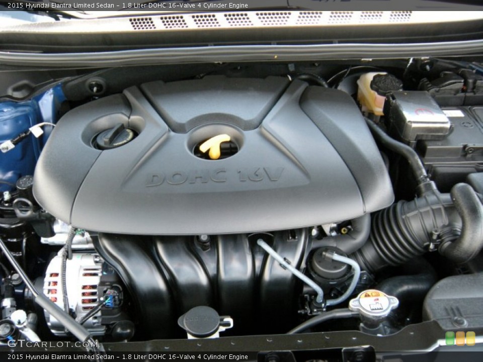 1.8 Liter DOHC 16-Valve 4 Cylinder 2015 Hyundai Elantra Engine