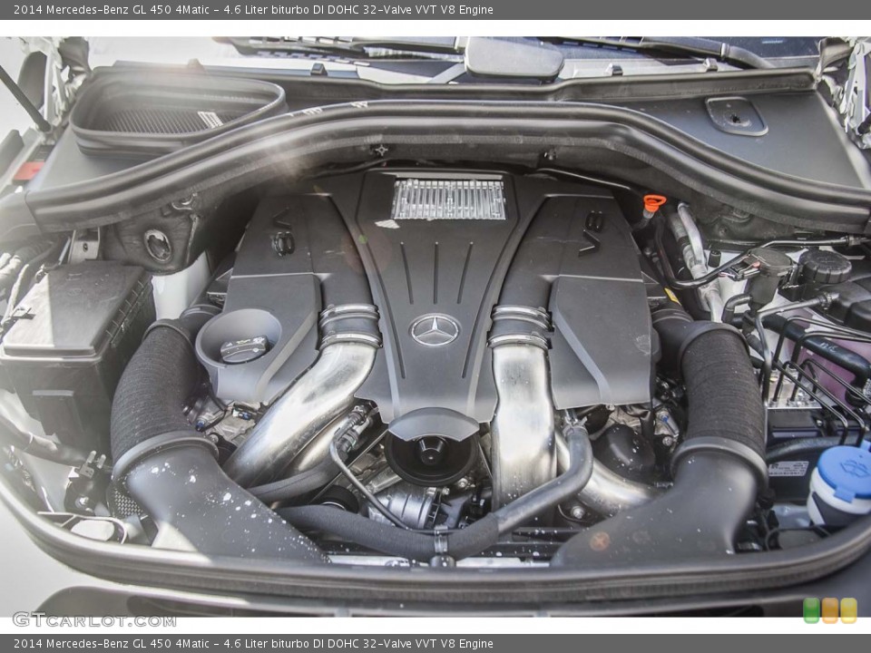 4.6 Liter biturbo DI DOHC 32-Valve VVT V8 Engine for the 2014 Mercedes-Benz GL #95134526
