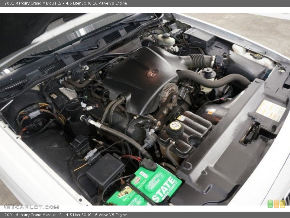 4.6 Liter SOHC 16 Valve V8 Engine for the 2001 Mercury Grand Marquis #95149364