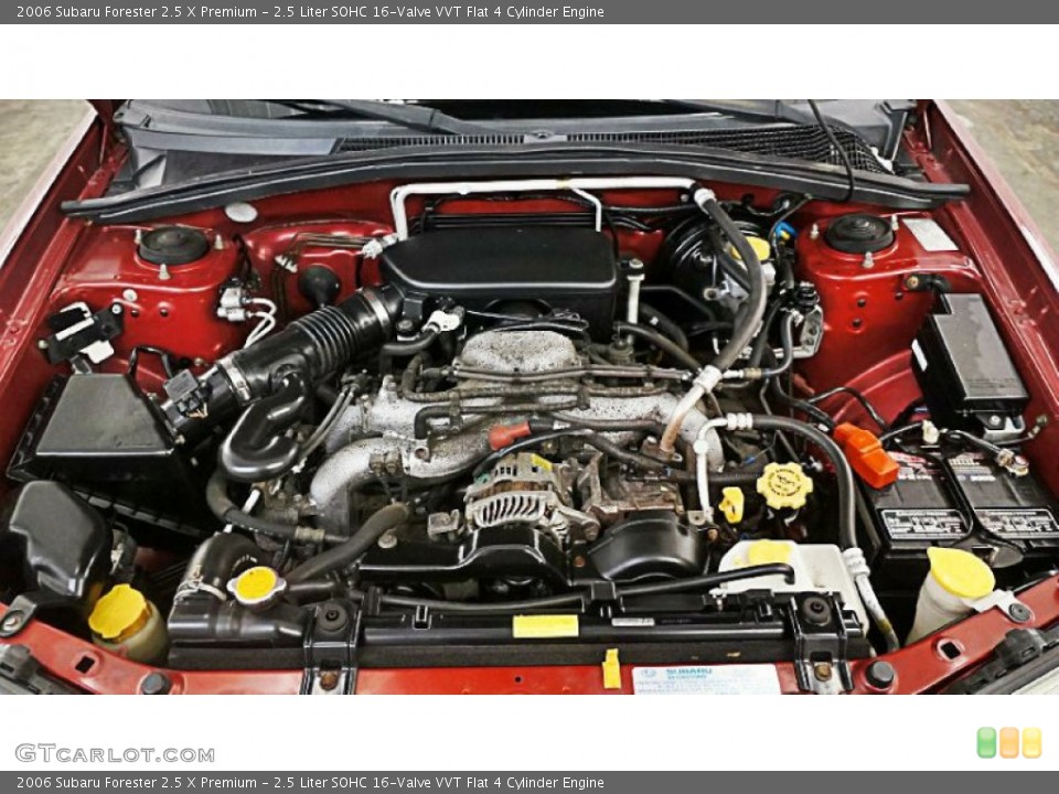 2.5 Liter SOHC 16-Valve VVT Flat 4 Cylinder Engine for the 2006 Subaru Forester #95152760