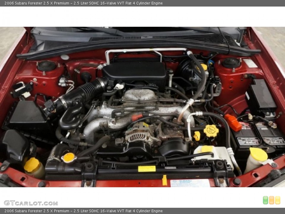 2.5 Liter SOHC 16-Valve VVT Flat 4 Cylinder Engine for the 2006 Subaru Forester #95153513