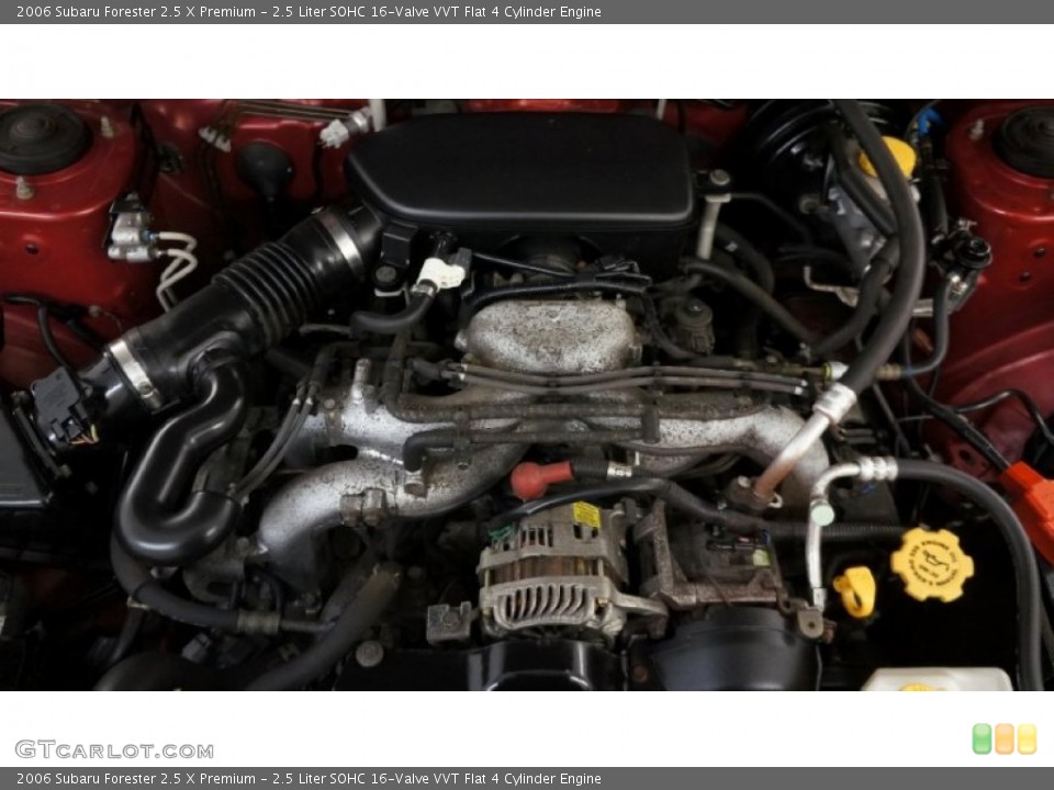 2.5 Liter SOHC 16-Valve VVT Flat 4 Cylinder Engine for the 2006 Subaru Forester #95153528
