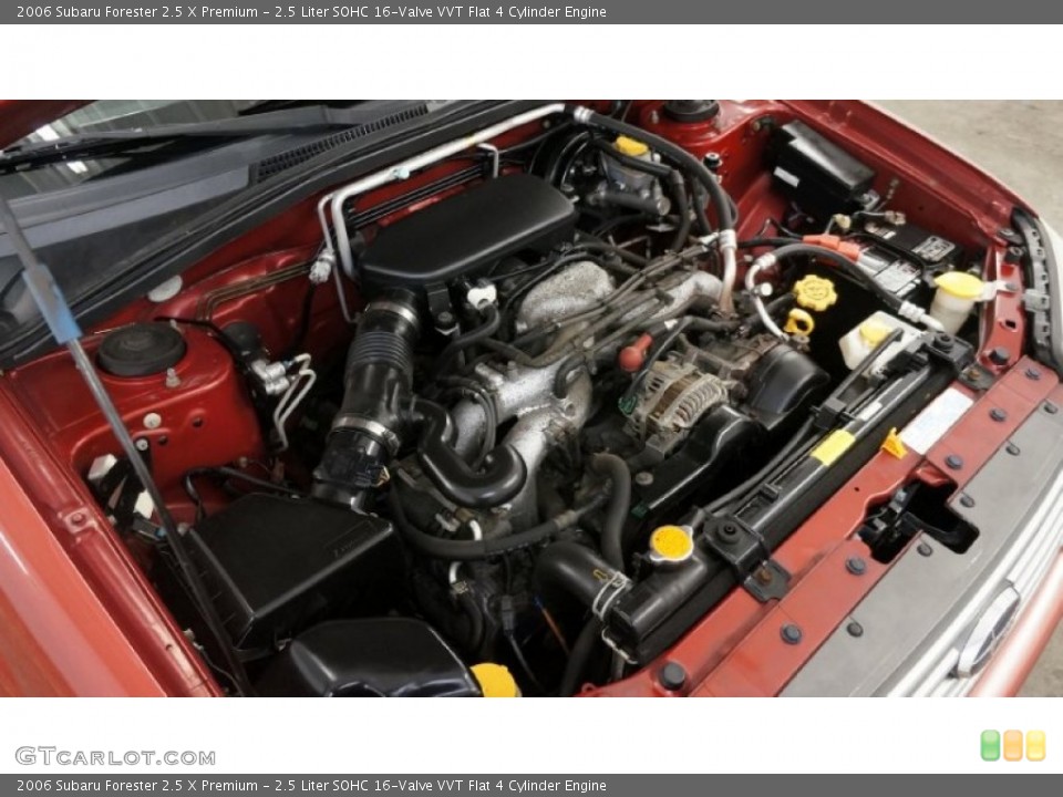 2.5 Liter SOHC 16-Valve VVT Flat 4 Cylinder Engine for the 2006 Subaru Forester #95153546