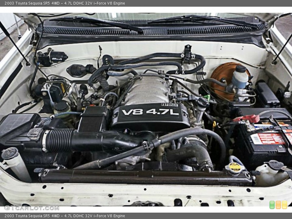 4.7L DOHC 32V i-Force V8 Engine for the 2003 Toyota Sequoia #95166359