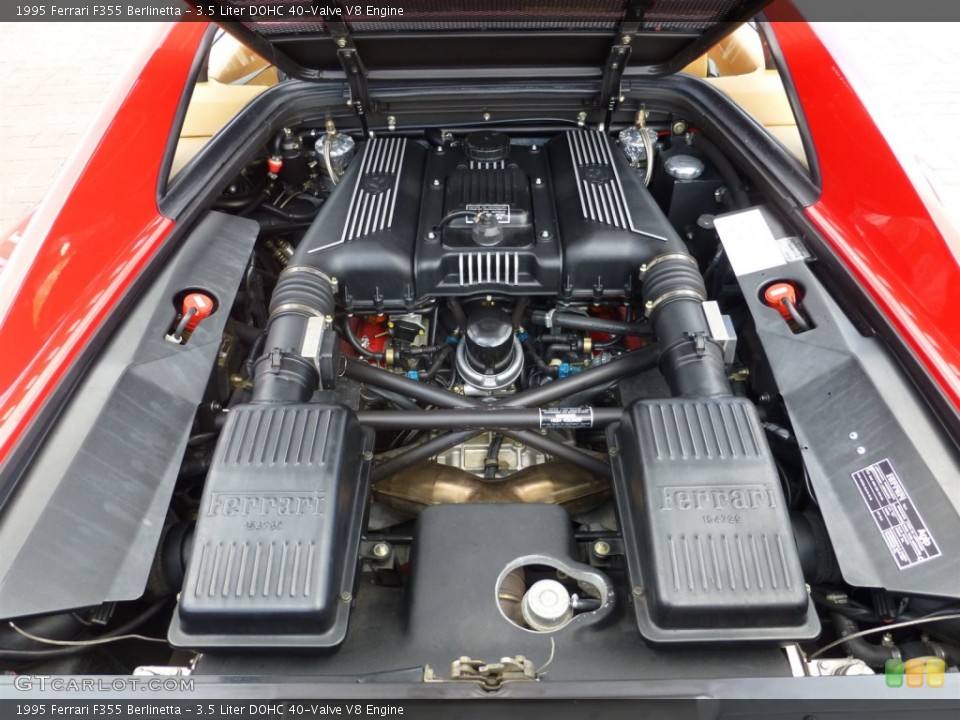 3.5 Liter DOHC 40-Valve V8 1995 Ferrari F355 Engine