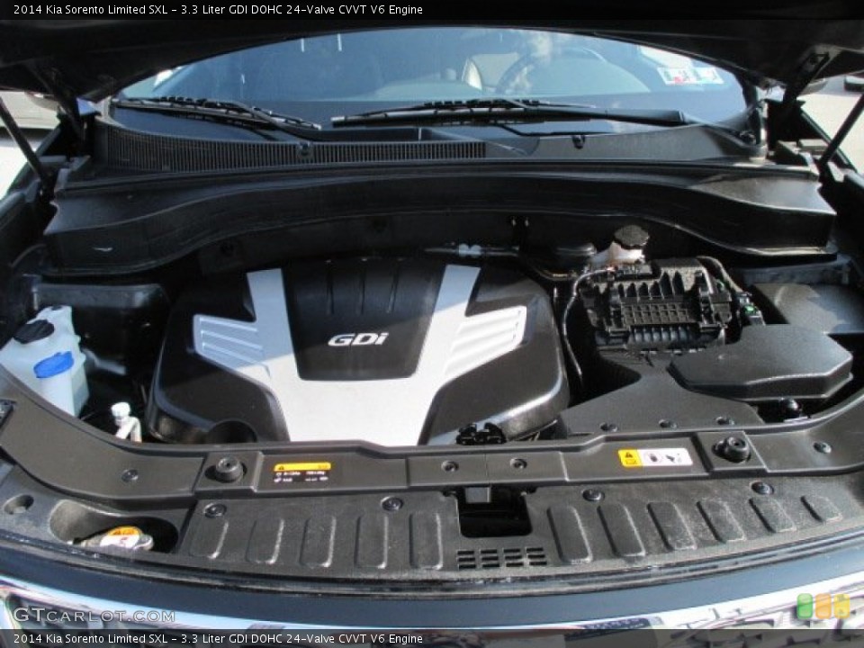 3.3 Liter GDI DOHC 24-Valve CVVT V6 Engine for the 2014 Kia Sorento #95242929