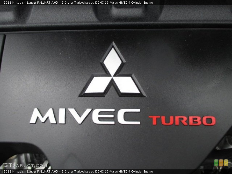 2.0 Liter Turbocharged DOHC 16-Valve MIVEC 4 Cylinder Engine for the 2012 Mitsubishi Lancer #95243220