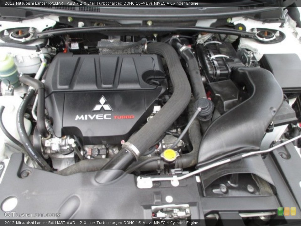 2.0 Liter Turbocharged DOHC 16-Valve MIVEC 4 Cylinder Engine for the 2012 Mitsubishi Lancer #95243226