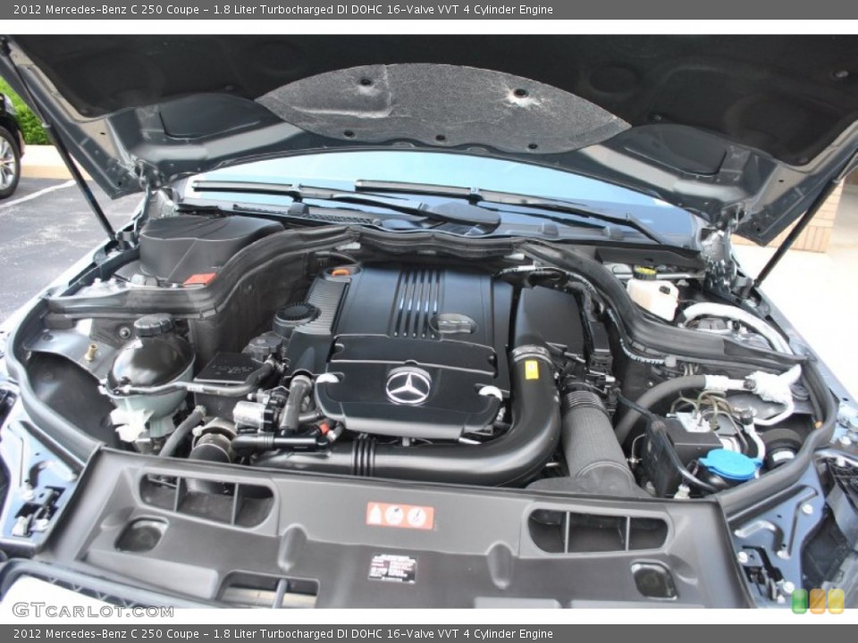 1.8 Liter Turbocharged DI DOHC 16-Valve VVT 4 Cylinder Engine for the 2012 Mercedes-Benz C #95243865