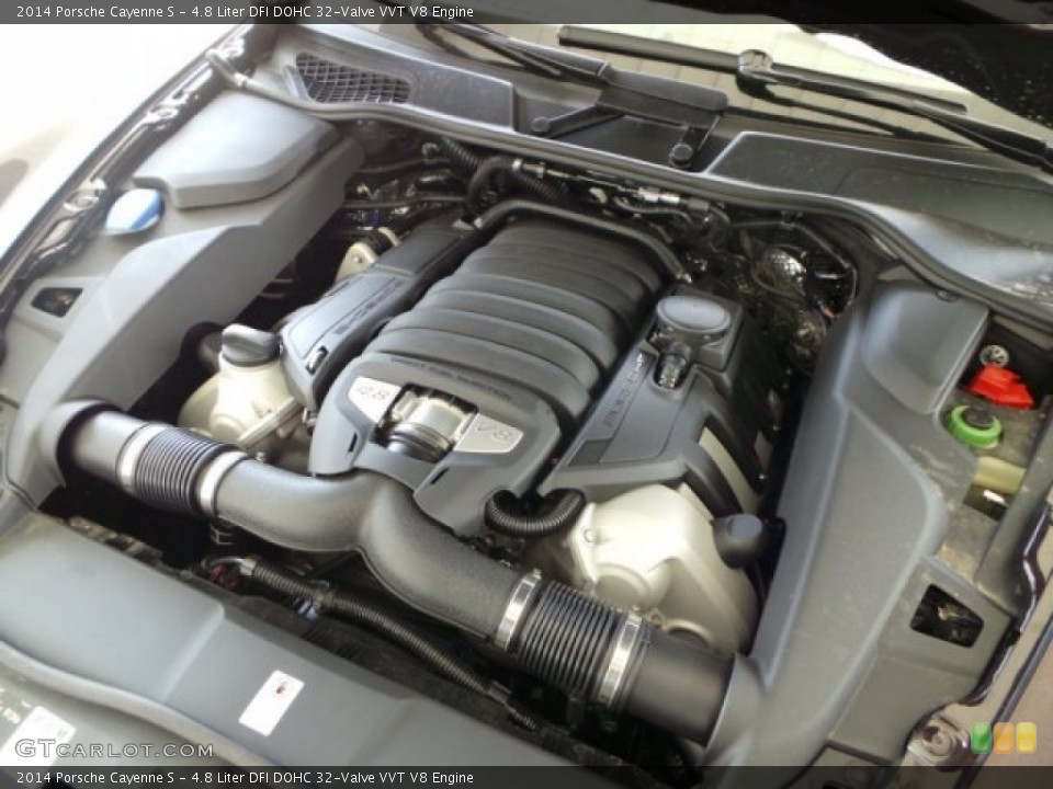 4.8 Liter DFI DOHC 32-Valve VVT V8 Engine for the 2014 Porsche Cayenne #95247009