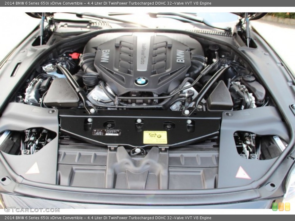 4.4 Liter DI TwinPower Turbocharged DOHC 32-Valve VVT V8 Engine for the 2014 BMW 6 Series #95275014