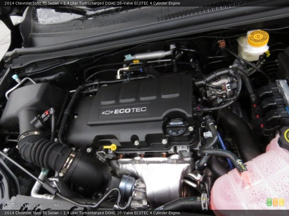 1.4 Liter Turbocharged DOHC 16-Valve ECOTEC 4 Cylinder Engine for the 2014 Chevrolet Sonic #95275176