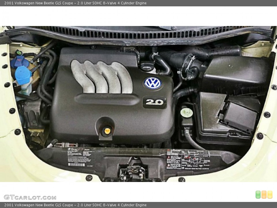2.0 Liter SOHC 8-Valve 4 Cylinder Engine for the 2001 Volkswagen New Beetle #95276865