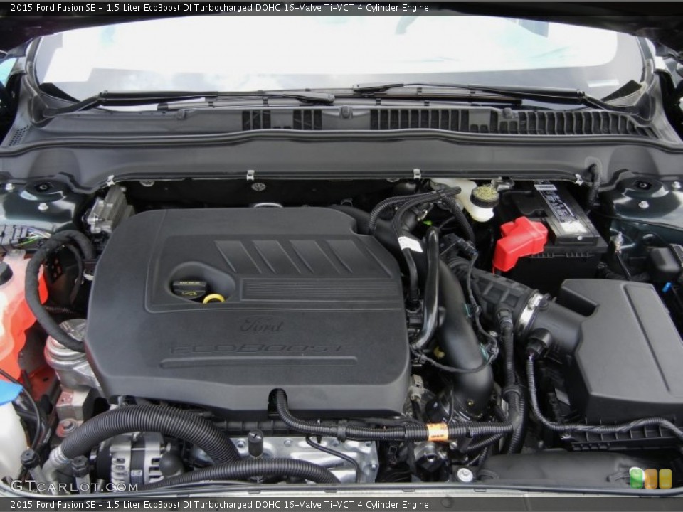 1.5 Liter EcoBoost DI Turbocharged DOHC 16-Valve Ti-VCT 4 Cylinder Engine for the 2015 Ford Fusion #95317456