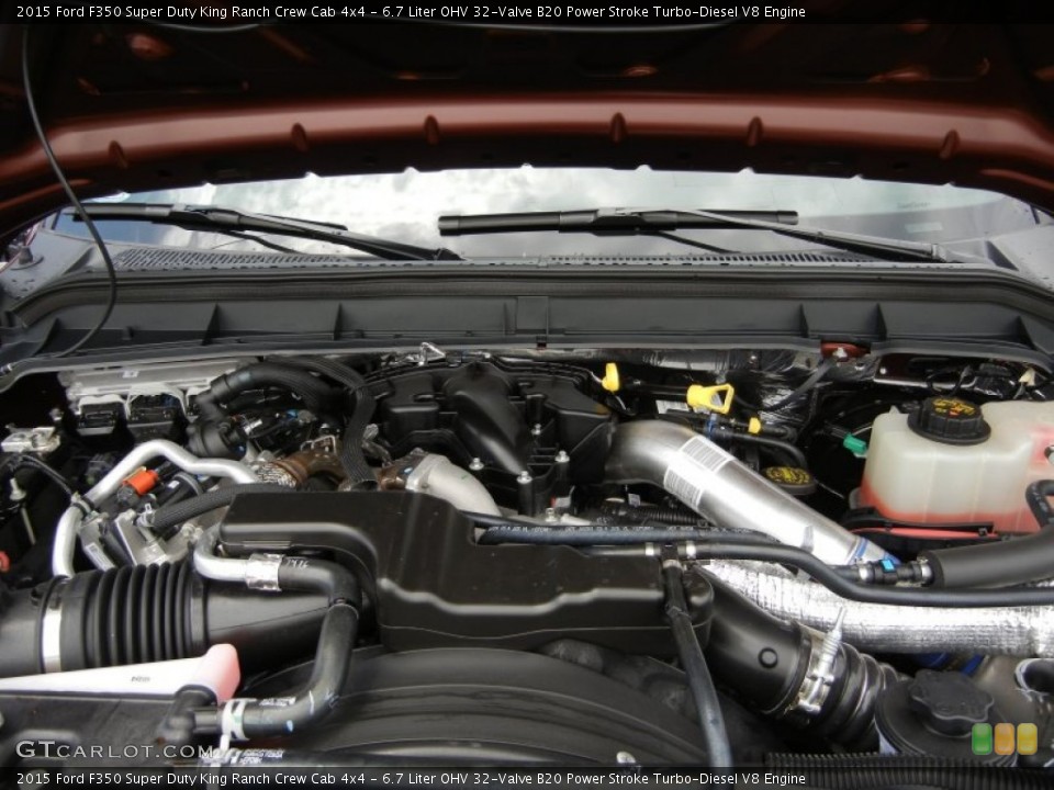 6.7 Liter OHV 32-Valve B20 Power Stroke Turbo-Diesel V8 2015 Ford F350 Super Duty Engine