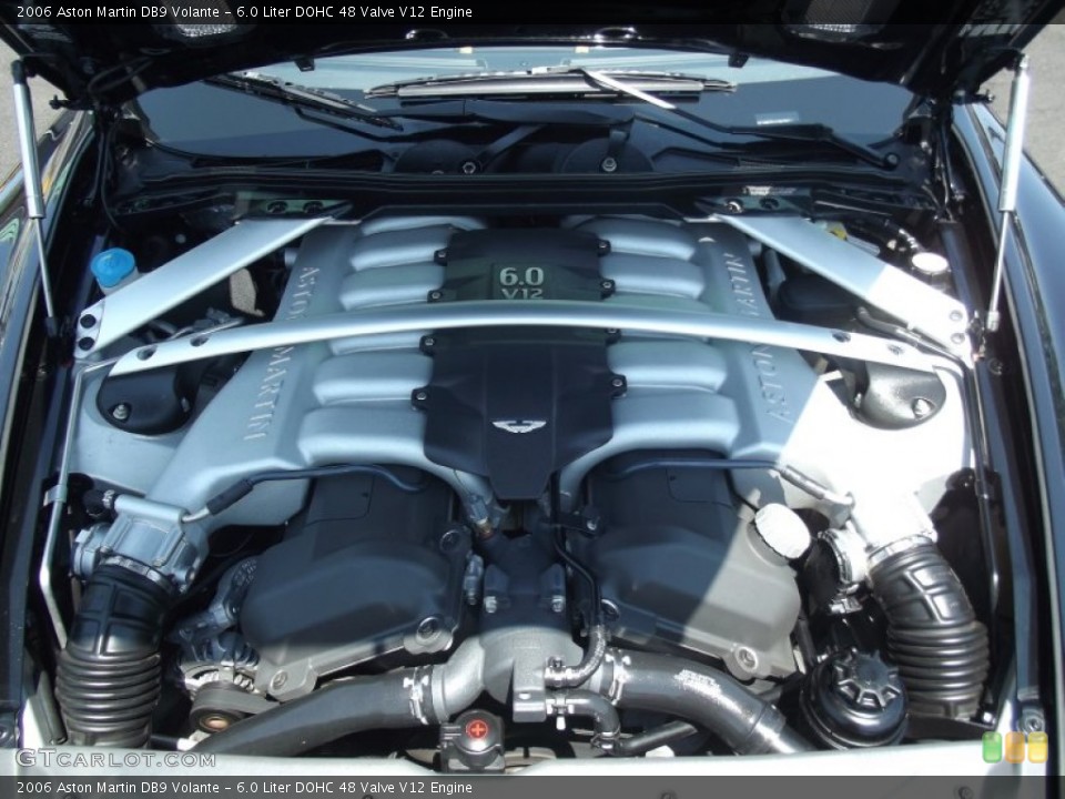 6.0 Liter DOHC 48 Valve V12 Engine for the 2006 Aston Martin DB9 #95319337