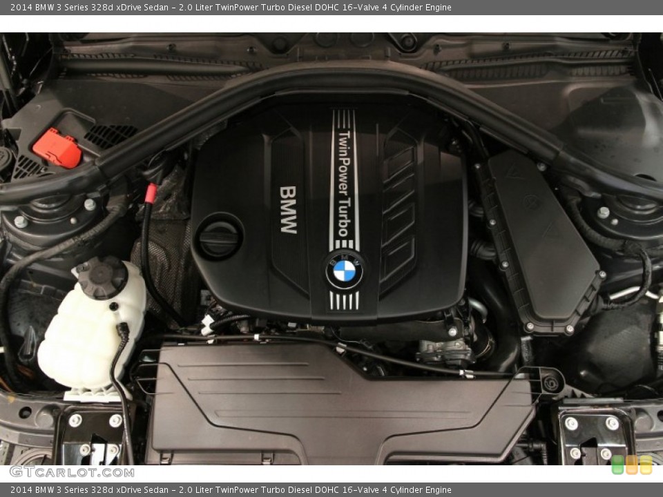 2.0 Liter TwinPower Turbo Diesel DOHC 16-Valve 4 Cylinder 2014 BMW 3 Series Engine