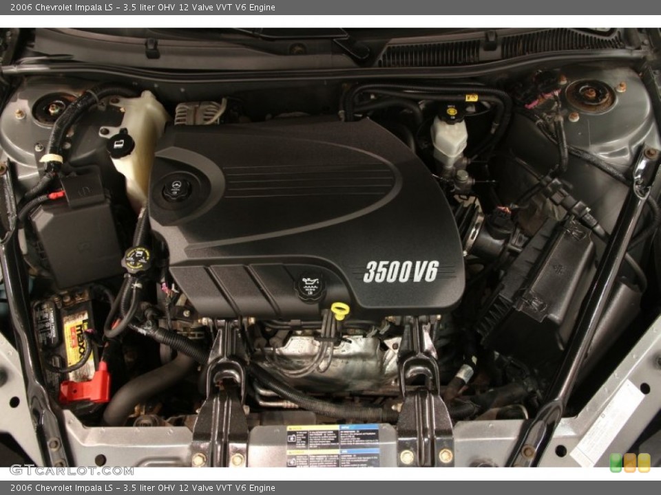 3.5 liter OHV 12 Valve VVT V6 Engine for the 2006 Chevrolet Impala #95371769