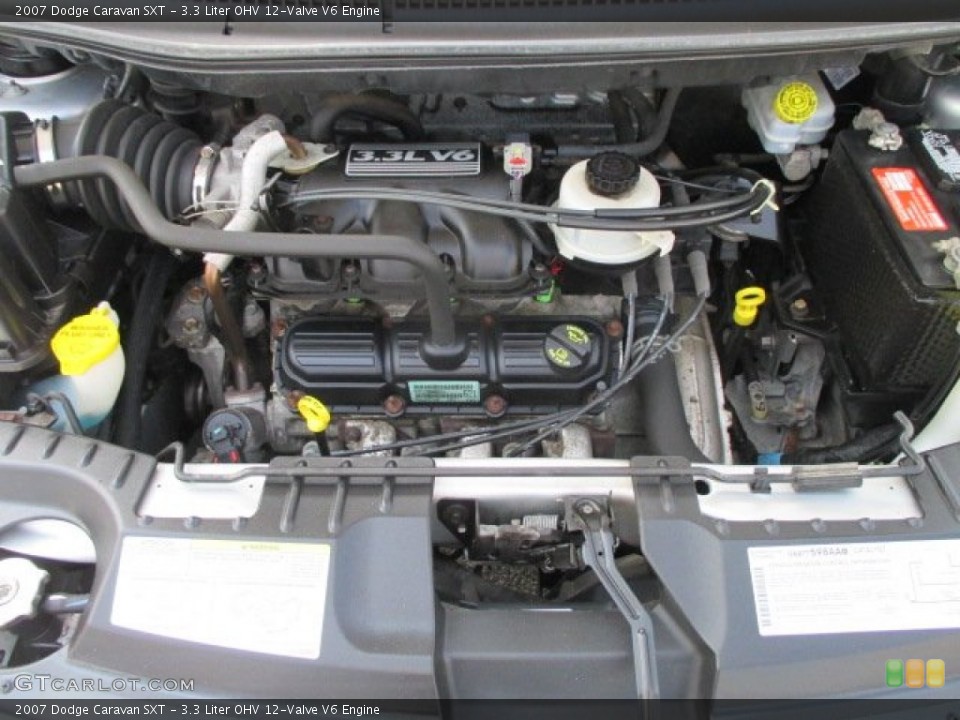 3.3 Liter OHV 12-Valve V6 Engine for the 2007 Dodge Caravan #95374128