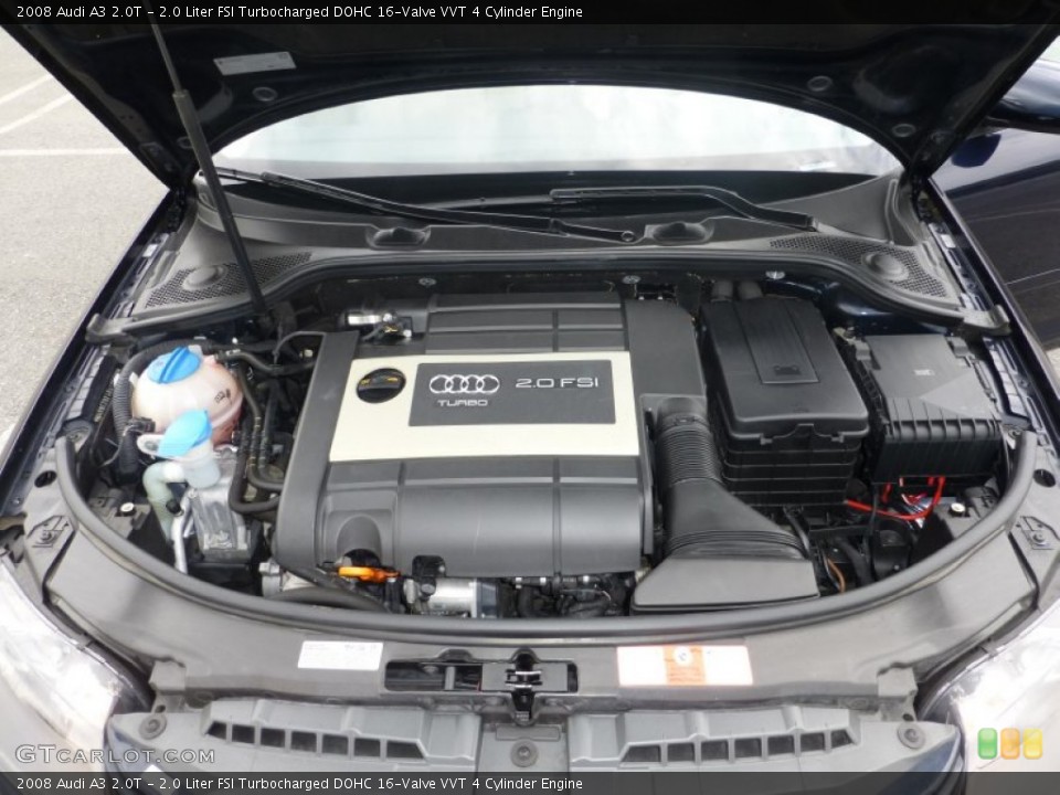 2.0 Liter FSI Turbocharged DOHC 16-Valve VVT 4 Cylinder Engine for the 2008 Audi A3 #95374145