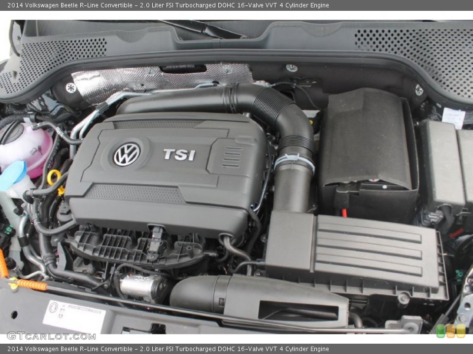 2.0 Liter FSI Turbocharged DOHC 16-Valve VVT 4 Cylinder Engine for the 2014 Volkswagen Beetle #95386842