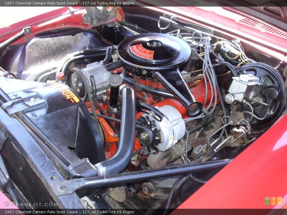 327 cid Turbo-Fire V8 Engine for the 1967 Chevrolet Camaro #95392285