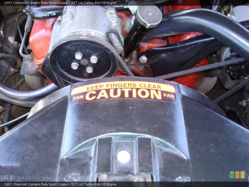 327 cid Turbo-Fire V8 Engine for the 1967 Chevrolet Camaro #95392330