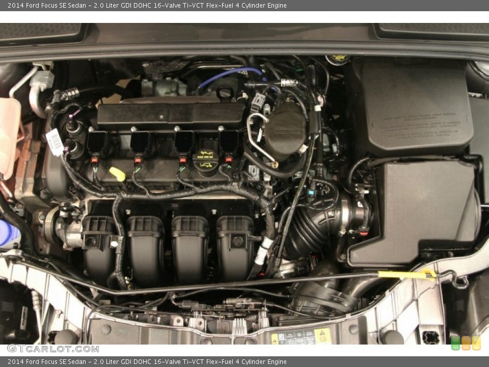 2.0 Liter GDI DOHC 16-Valve Ti-VCT Flex-Fuel 4 Cylinder Engine for the 2014 Ford Focus #95392912