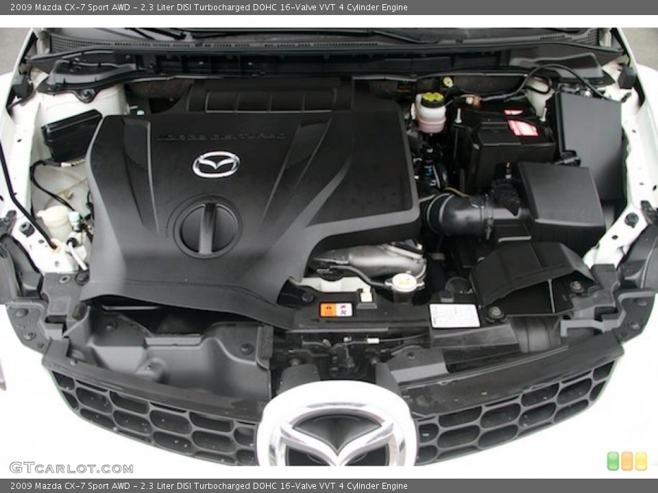 2.3 Liter DISI Turbocharged DOHC 16-Valve VVT 4 Cylinder Engine for the 2009 Mazda CX-7 #95398907