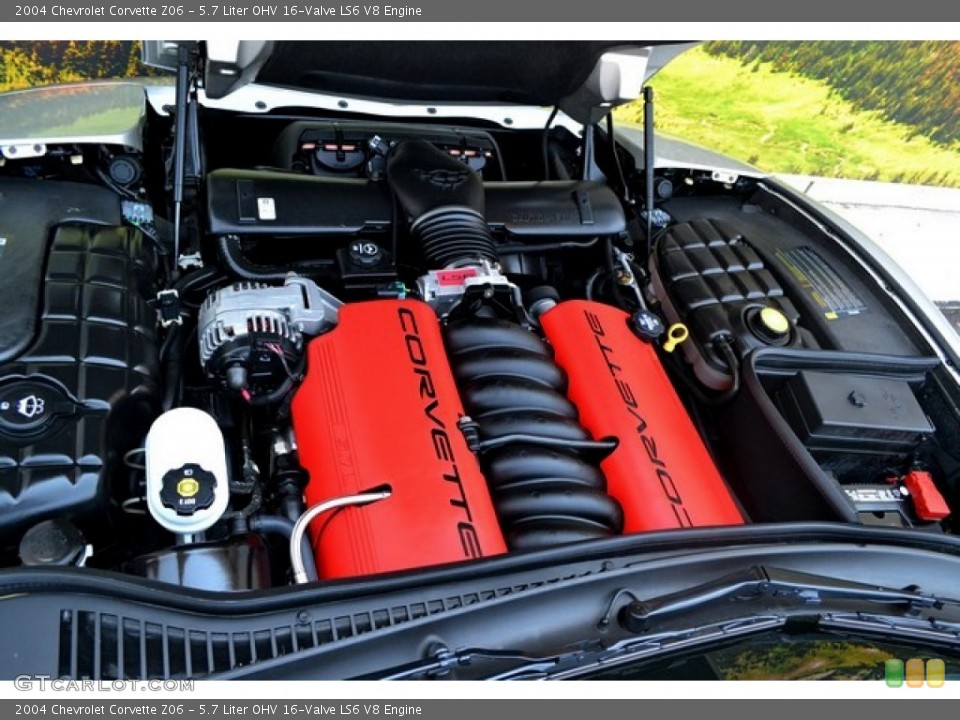 5.7 Liter OHV 16-Valve LS6 V8 Engine for the 2004 Chevrolet Corvette #95398922
