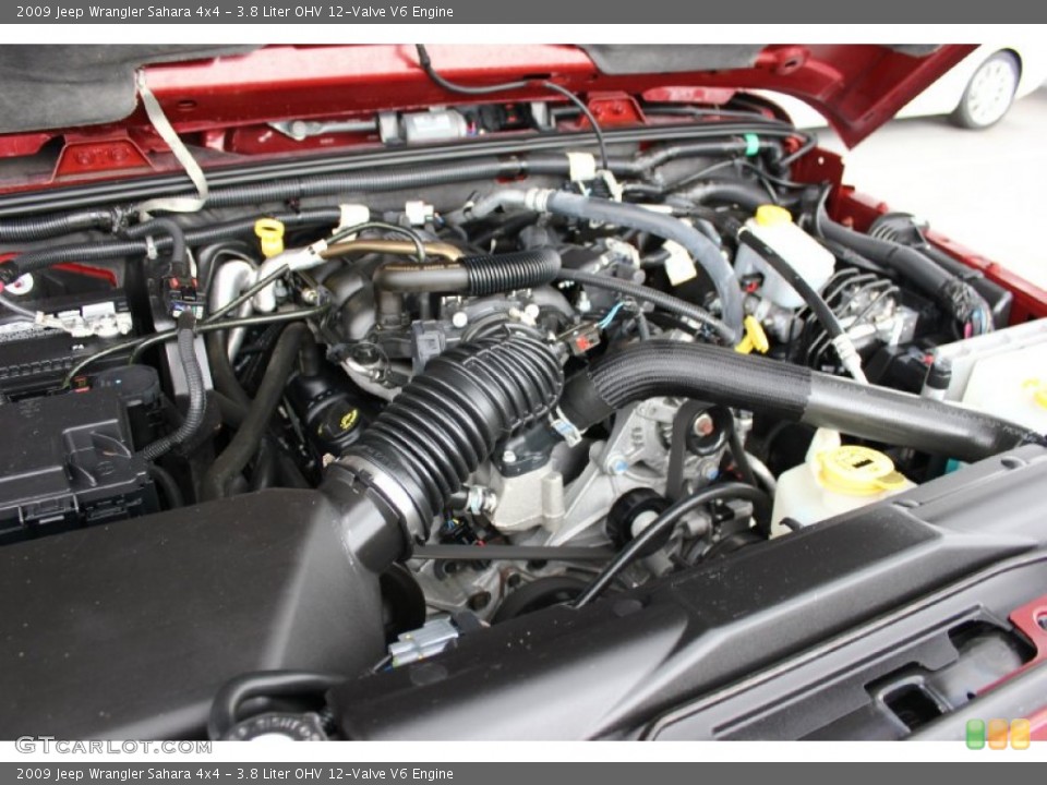3.8 Liter OHV 12-Valve V6 Engine for the 2009 Jeep Wrangler #95401632