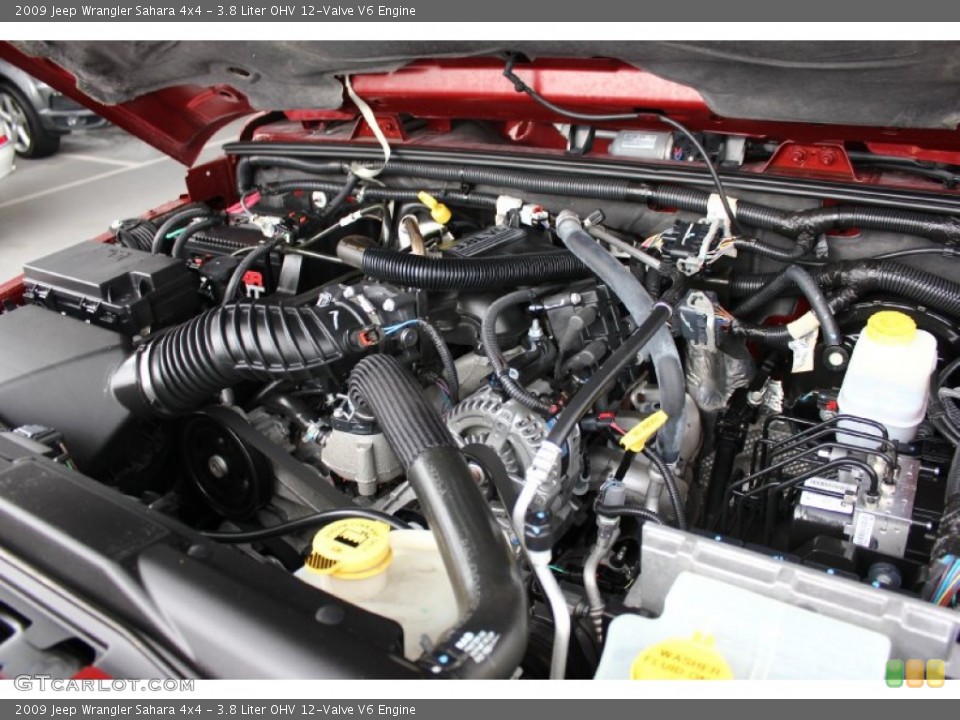 3.8 Liter OHV 12-Valve V6 Engine for the 2009 Jeep Wrangler #95401660